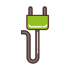 energy plug isolated icon vector illustration design