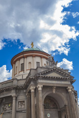 Fototapeta na wymiar Santa Maria Immacolata delle Grazie in Bergamo