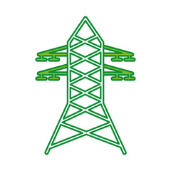 electric tower isolated icon vector illustration design