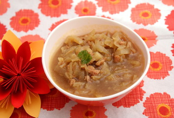 frische Zwiebelsuppe