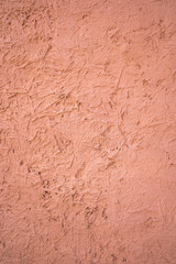 The walls are made of beautiful red soil, refreshing.