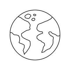 world planet earth icon vector illustration design