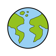 world planet earth icon vector illustration design