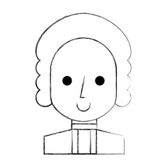 George Washington character comic vector illustration design