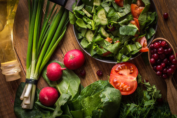 Spinach. Ingredients for cooking with spinach