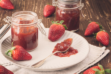 Erdbeermarmelade (selbstgemacht)