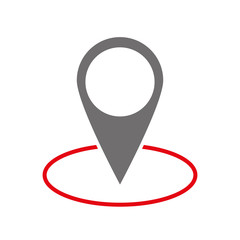 the label on the map icon