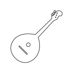 Domra icon on white background