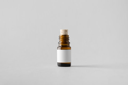 Pharmaceutical Bottle Mock-Up - Blank Label