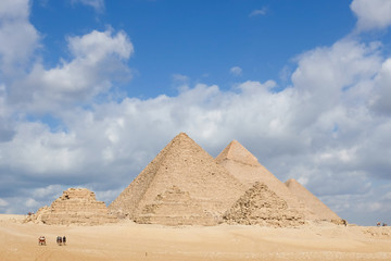 Giza Pyramids in Cairo - Egypt