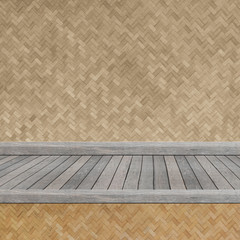 Wood shelf for background. Background for product display concept.