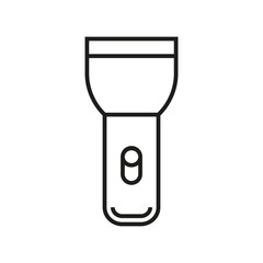 flashlight icon on white background