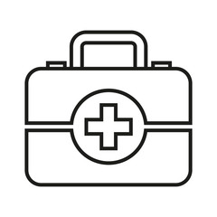 First aid Icon on white background