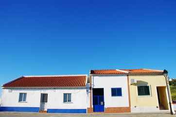 Fototapeta na wymiar Typical Portugal houses, alentejo region