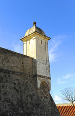 Fototapeta na wymiar Guardhouse at Fort de Santa Luzia, Elvas, Alentejo, Portugal