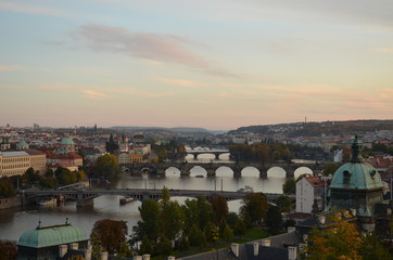 Fototapeta na wymiar Prague bridges