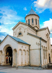 Fototapeta na wymiar A christian church in Georgia