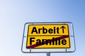 Arbeit statt Familie