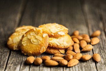 Sweet almond cookies.