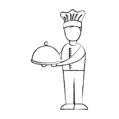 professional chef avatar character vector illustration design