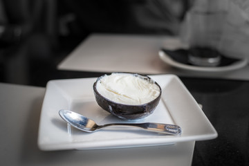 Coconut Ice-Cream and Shell 