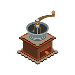 Coffee grinder isolated on white background