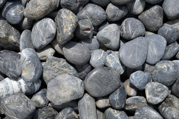beach stones, pebble, flint