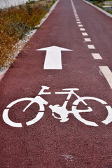 Fototapeta premium bicyce path 