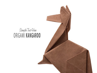 A kangaroo origami