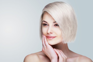  woman with  blond hair