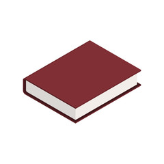 Book icon on white background