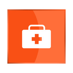 vector icon indicates the presence of first-aid. Doctor. First Aid Kit