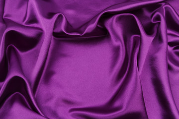 Purple silk fabric