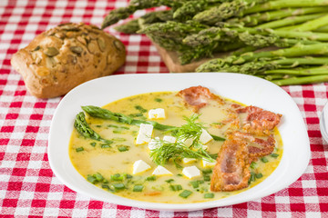 Asparagus soup