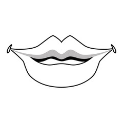 Sexy women lips icon vector illustration graphic design