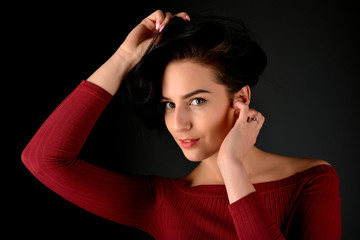 Fototapeta premium femme portrait