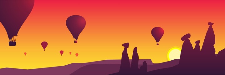 Cappadocia sunsets and balloons © tatoman