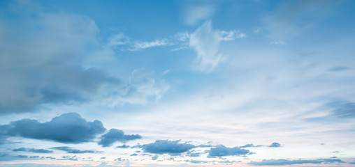 Obraz premium Sky and clouds evening