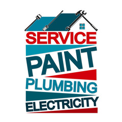 Fototapeta premium Home repair banner