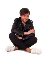 Studio shot of a young man