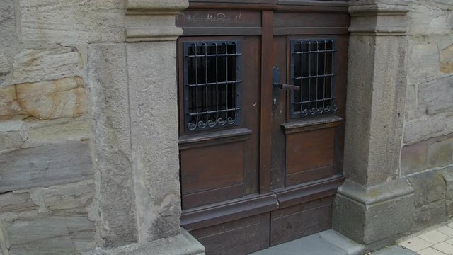 old wooden Church Door