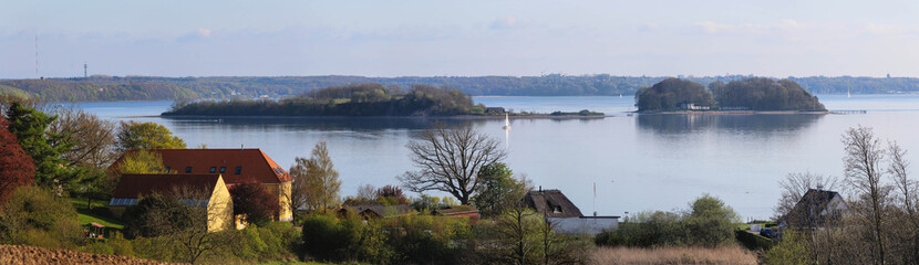 Ochseninseln in der Flensburger Förde - Panorama