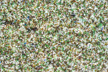 Colorful broken glasses fragments background