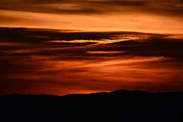 Romantic Sunset In Greece