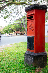 Pillbox in the city of Galle, a remnant of Sri Lanka's old colonial past.