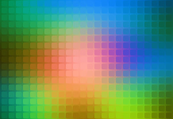 Pink green blue abstract rounded mosaic background