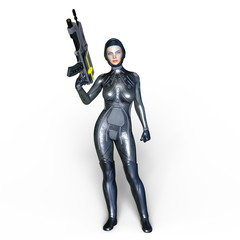 Fototapeta premium スーパーウーマン