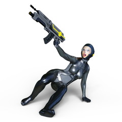 Obraz premium スーパーウーマン