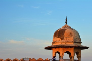 A dome in Nahagarh Fort, Jaipur, Rajasthan, India