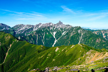 Obraz premium 槍ヶ岳